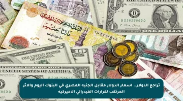 تراجع الدولار.. أسعار الدولار مقابل الجنيه المصري في البنوك اليوم والأثر المرتقب لقرارات الفيدرالي الأميركية